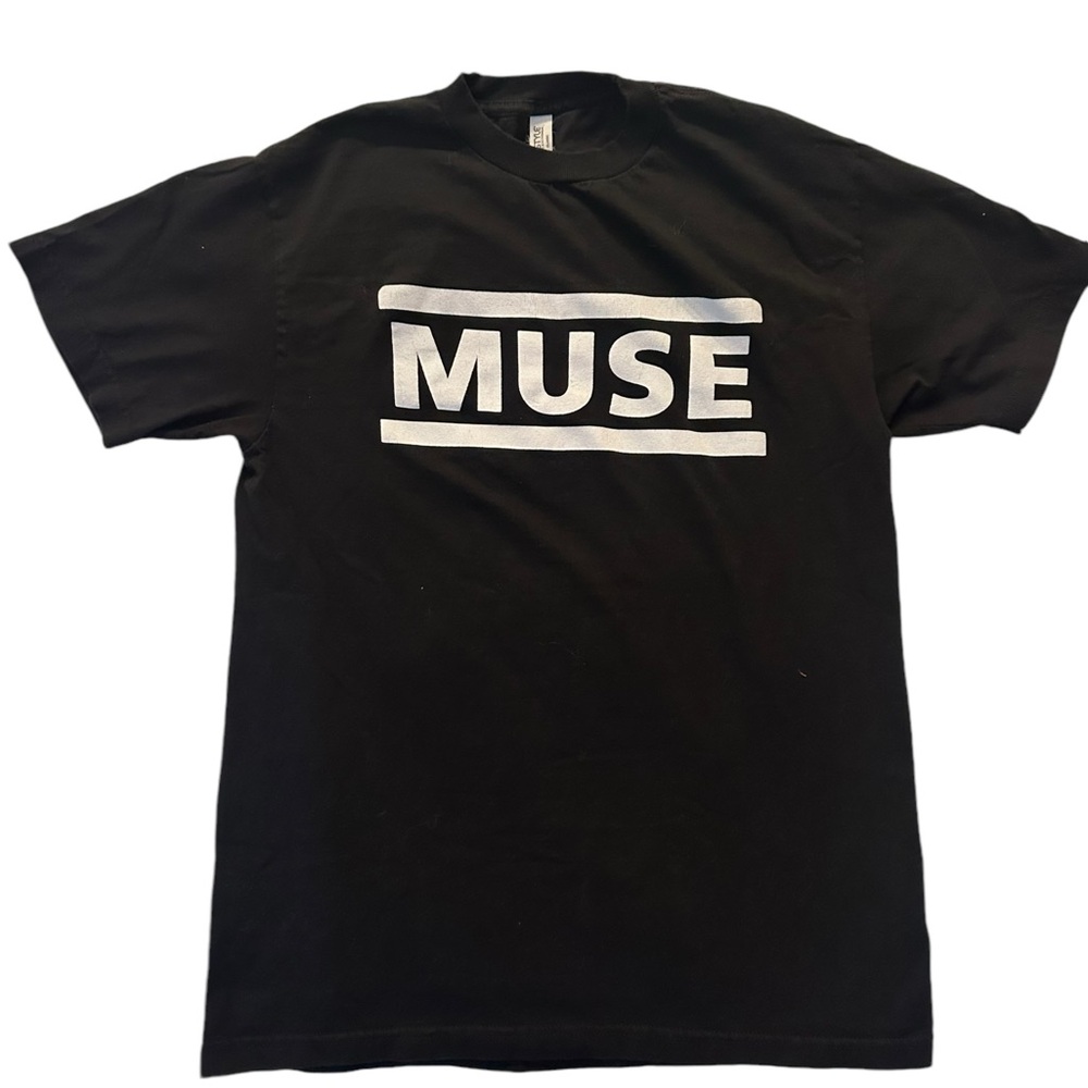 Muse Simulation 2019 World Tour Shirt Black Medium Double Sided T-shirt